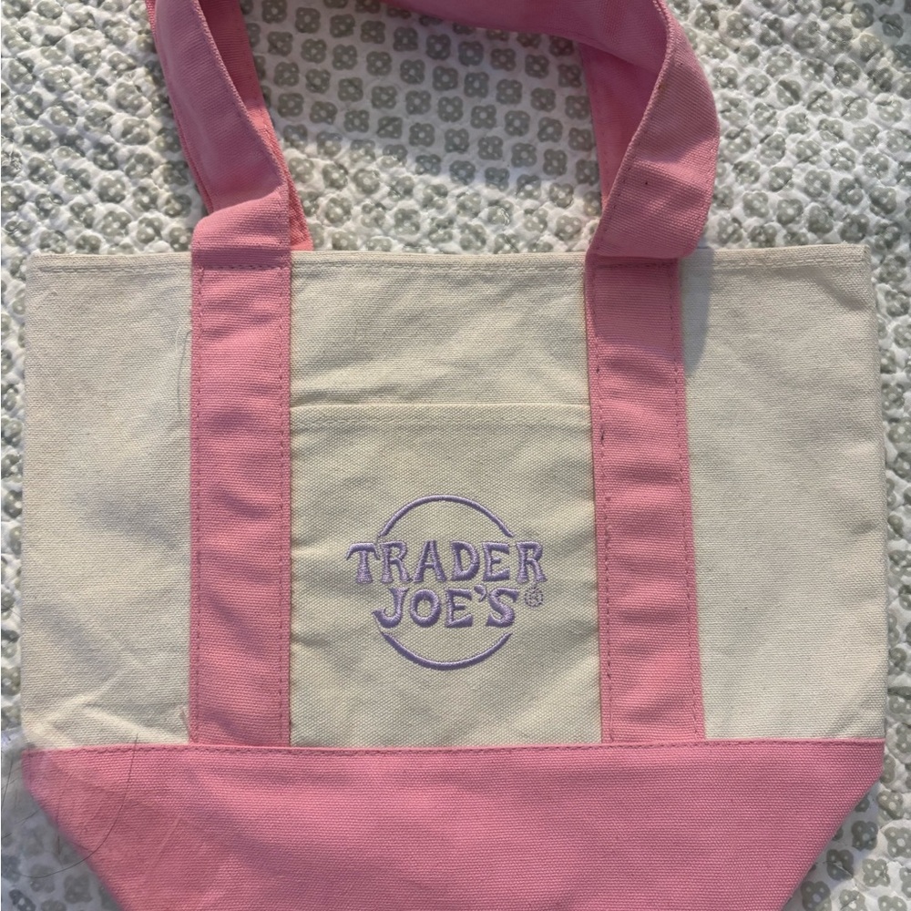 Trader Joe’s Mini Tote- Pastel Pink